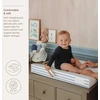 Meyco Baby vystymo lenta Fat Stripe Jeans Mėlyna, 50 × 70 cm