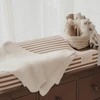 Meyco Baby vystymo lenta Fat Stripe Taupe, 50 × 70 cm