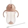 Munchkin gertuvė su šiaudeliu Any Angle™ Weighted Straw Dog Cup, 296 ml, rusvai gelsvas