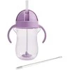 Munchkin gertuvė su šiaudeliu Any Angle™ Weighted Straw Cat Cup, 296 ml, pink