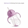 Munchkin gertuvė su šiaudeliu Any Angle™ Weighted Straw Cat Cup, 296 ml, pink