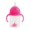Munchkin gertuvė su šiaudeliu Click Lock Tip &amp; Sip Straw Cup 207ml (daug spalvų)