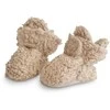 Mushie tapukai kūdikiui Cozy Baby Booties - Oatmeal