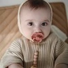 Mushie čiulptuko laikiklis Halo Pale Taupe