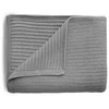 Mushie megztas pledas Ribbed Gray Melange
