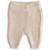 Mushie megztos kelnės Chunky Knit Pants rusvai gelsvas (įvairūs dydžiai)