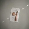 Mushie mokomasis silikoninis dantų šepetėlis (Blush)
