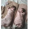 Mushie muslino vystyklas iš organinės medvilnės Blush