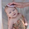 Mushie šepetėlis luobelei Cradle Cap Rose/Soft Lilac (2 vnt)