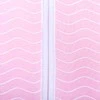 Natulino CosyNites trisluoksnis kūdikio miegmaišis (natural pink baltas waves / baltas spalva)