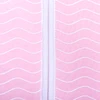 Natulino CosyNites trisluoksnis kūdikio miegmaišis (natural pink baltas waves / baltas spalva)