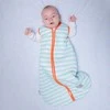 Natulino CosyNites trisluoksnis kūdikių miegmaišis (mėlynas strypes / oranžinis spalva)