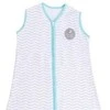 Natulino LITTLE WALKERS dvisluoksnis kūdikio miegmaišis Baltas Pilkas Waves & Mint