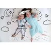 Natulino LITTLE WALKERS trisluoksnis kūdikio miegmaišis Animals Gray &amp; Baltas