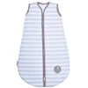 Natulino SuperLite viensluoksnis kūdikio miegmaišis (natural mėlynas stripes/warm pilkas)