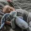 Moonie 2.0 migdukas Humming Bunny - Sidabrinis su garso įrašymo funkcija