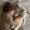 Moonie 2.0 migdukas Organic Humming Bunny - Polar su garso įrašymo funkcija