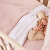 Pink Meyco Baby medvilninė jersey paklodė su guma 60 × 120 cm, Soft Rožinė