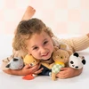 Taf Toys Activity Toy Brendon the Bear kontrastingas kabantis žaislas su kramtuku