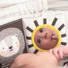 Taf Toys dvipusė kontrastinė knygelė kūdikiui Savannah Juodas & Baltas Book, 0 mėn.+