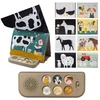 Taf Toys muzikinė lavinamoji knygelė pilvuko laikui Farm Musical Tummy Time Book, 0 mėn.+