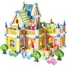 Igroteco 2Kids Toys Drewniany komplektas konstrukcyjny Zamek kolorowy (2D98250)