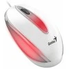 Genius Pelė DX-Mini pelė, 1000DPI, optinė, 3 klasė, laidinis USB, balta, klasikinė, RGB apšvietimas