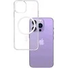 Dėklas Apple iPhone 14 Pro Max suderinamas MagSafe 3mk Magseries - skaidrus