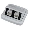 DATACOM UTP dvigubas lizdas ABB TANGO 2xRJ45 kat.6 WH