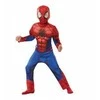 Rubies Boland Traciks Karnavalinis kostiumas Marvel Spiderman Raudon kostiumo puošni suknele M 110-116 cm (5-6 m.)