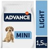 None ADVANCE DOG MINI LIGHT 1,5 KG - MAŽŲ VEISLIŲ ŠUNIMS SU ANTSVORIU, SU VIŠTIENA IR RYŽIAIS
