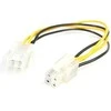 „StarTech ATX / EPS 4-pin“ - ATX / EPS 4-pin, 0,2 m, geltonas (ATXP4EXT)
