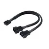 Akasa PWM Fan Splitter, 4 Pack – juodas