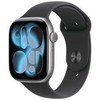 Išmanusis laikrodis Apple Watch Series 11 (2025) GPS 42mm Kosminė pilka Aliuminio Case with Sport Band S/M - Juodas