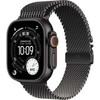 Išmanusis laikrodis Apple „Watch Ultra 3 Cellular“ 49 mm juodo titano korpusas su juodo titano Milano apyranke – didelis