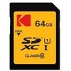 Atminties kortelė Karta Kodak 580X SDXC 64 GB Class 10 UHS-I/U1 (EKMSD64GXC10K)