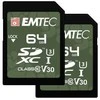Atminties kortelė „Emtec SD 64GB UHS-I U3 V30“ lauko atmintis