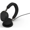 Ausinės Jabra Evolve3 75 UC + Įkrovimo stotelė + Link 390a juodas