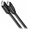 Axagon duomenų ir įkrovimo USB 3.2 Gen1 kabelis, kurio ilgis 3 m. PD 60W, 3A. Juodas pynė.
