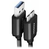 AXAGON | Data and charging cable, 1 m | BUMM3-AM10AB | USB Type A to USB Type Micro-B