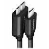 AXAGON | Duomenų ir maitinimo kabelis, 1 m | BUMM3-CM10AB | USB C tipo į USB Micro-B tipo