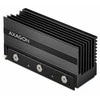 Axagon Pasyvus aliuminio radiatorius vienpusiams ir dvipusiams M.2 SSD diskams, dydis 2280, aukštis 36 mm.