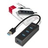 AXAGON HUE-S2B, 4x USB 5Gbps Įkrovimo šakotuvas, mikro USB maitinimo jungtis, USB-A laidas 30cm
