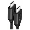 Axagon Data and Charging USB 3.2 Gen 1 kabelio ilgis 1 m. PD 60W, 3A. Juodas pynė.