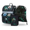 Baagl mokyklinė kuprinė rinkinyje, ergonomiškas, 18 l, poliesteris, Zippy Set 3