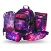 Baagl mokyklinės kuprinės rinkinys su riedlentės laikikliu, ergonomiškas, 25 l, Galaxy, A-36540