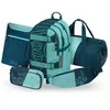 Baagl ergonominis 5 dalių mokyklinių kuprinių rinkinys su riedlentės laikikliu, 25 l, juodas, A-36468