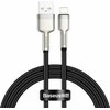 Baseus CALJK-A01 Kabelis USB-A (M) - Lightning (M) 1 m juoda