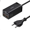 Baseus GaN3 Pro greitas universalus įkroviklis GaN 2 x C tipo USB / 2x USB 100W PD3.0, QC4.0+, AFC, juodas (CCGP000101)