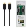 BELKIN CABLE,HDMI,M/M,2M,DIDELIS GREITIS su ETHERNETU,Juodas,Auksinis
